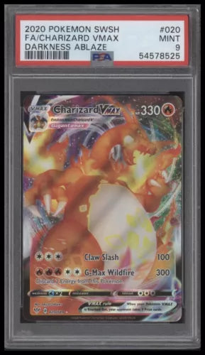 2020 Pokemon Darkness Ablaze #020 Fa/Charizard Vmax Darkness Ablaze PSA 9
