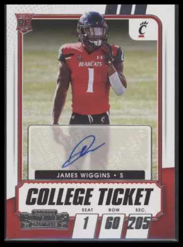 2021 Panini Contenders Draft Picks #307 James Wiggins
