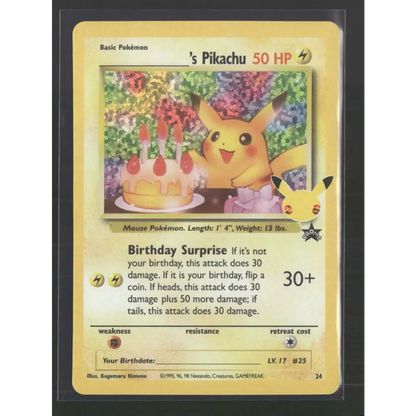 ______’s Pikachu Celebrations: Classic Collection #24/53 - Trading Card