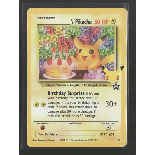 ______’s Pikachu Celebrations: Classic Collection #24/53 - Trading Card