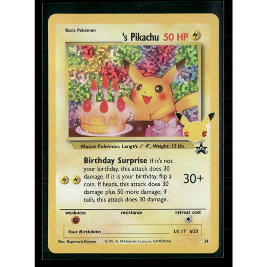 ______’s Pikachu Celebrations: Classic Collection #24/53 - Trading Card