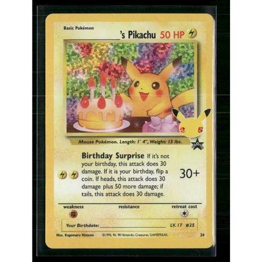 ______’s Pikachu Celebrations: Classic Collection #24/53 - Trading Card