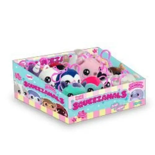 Scented Squeezamals 3-Inch Clip On - (1) Random Item - Toys & Games