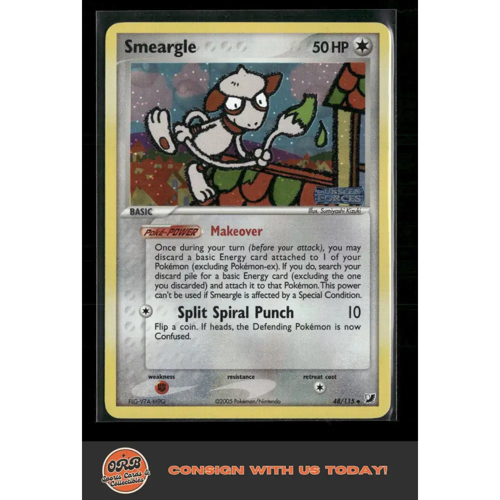 Smeargle Unseen Forces #48/115 - Trading Card