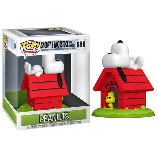 Snoopy & Woodstock w/ Doghouse (Deluxe Peanuts) 856