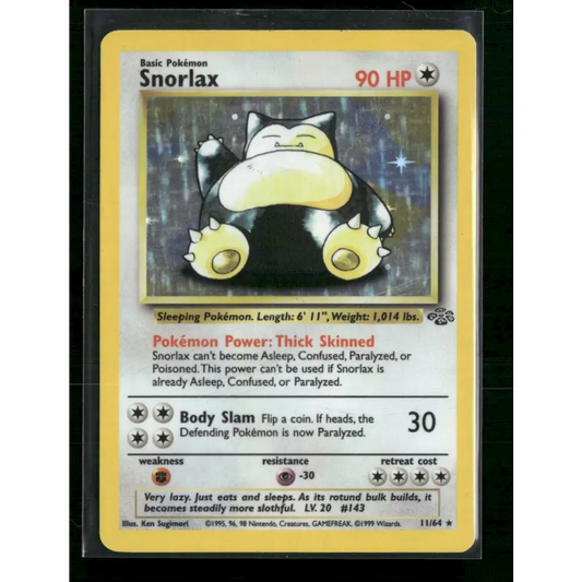 Snorlax (11) Jungle #11/64 - Trading Card