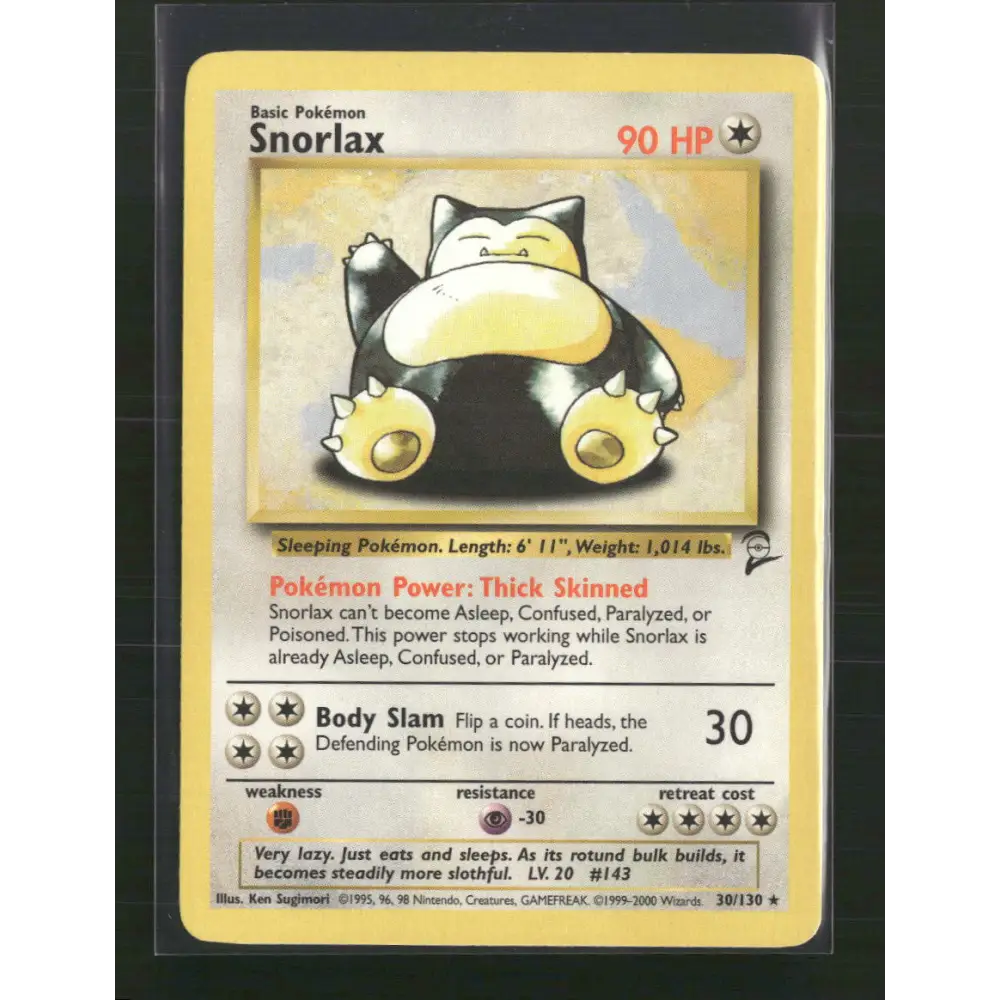 Snorlax (27) Jungle #27/64 - Trading Card