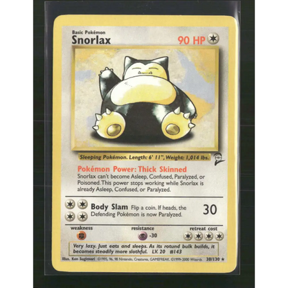 Snorlax (27) Jungle #27/64 - Trading Card