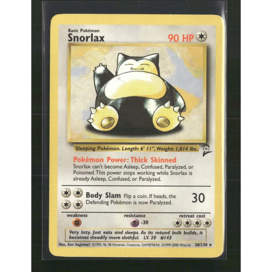 Snorlax (27) Jungle #27/64 - Trading Card