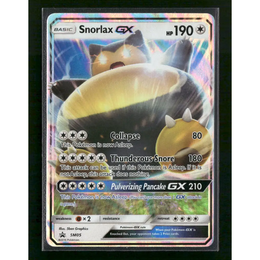 Snorlax GX SM Promos #SM05 - Trading Card