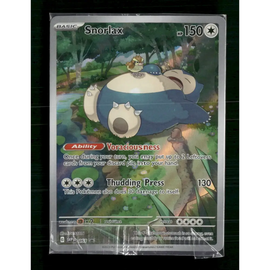 Snorlax SV: Scarlet & Violet Promo Cards #051 - Trading Card