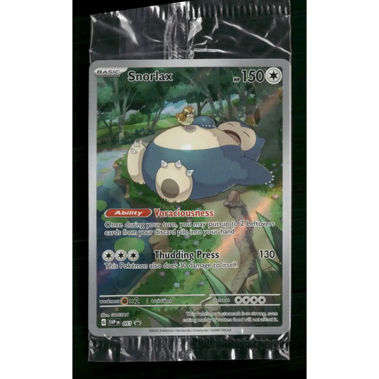 Snorlax SV: Scarlet & Violet Promo Cards #051 - Trading Card