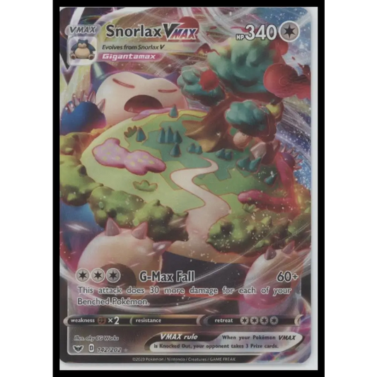 Snorlax VMAX SWSH01: Sword & Shield Base Set #142/202