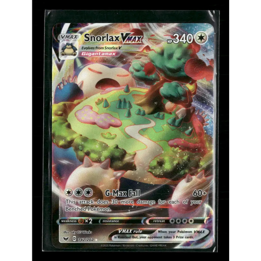 Snorlax VMAX SWSH01: Sword & Shield Base Set #142/202 - Trading Card
