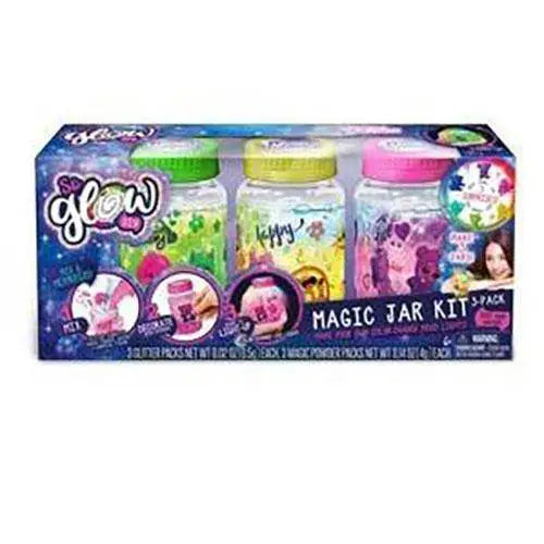 So Glow DIY - 3 Pack Mini Jar - Yellow/Pink/Green - Toys & Games