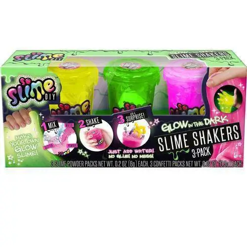 So Slime DIY - Slime Shakers 3 Pack Glow in the Dark - Toys & Games