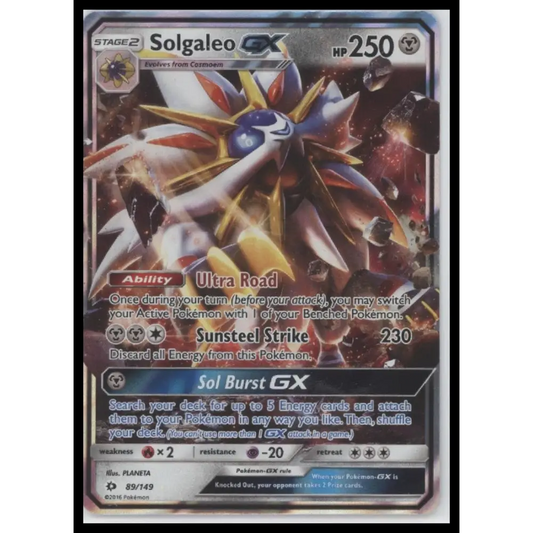 Solgaleo GX SM Base Set #89/149