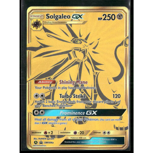 Solgaleo GX SM Promos SM104a