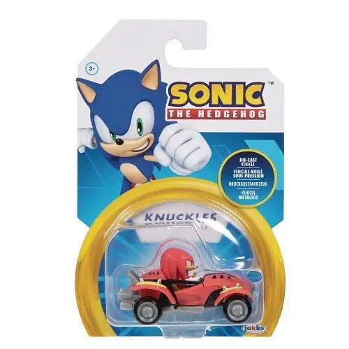 Sonic the Hedgehog 1/64 Scale Die-cast Vehicle - Select Figure(s) - Knuckles - Action Figure
