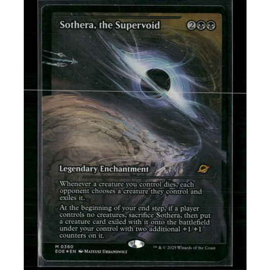 Sothera the Supervoid (Showcase) Edge of Eternities #360 - Trading Card