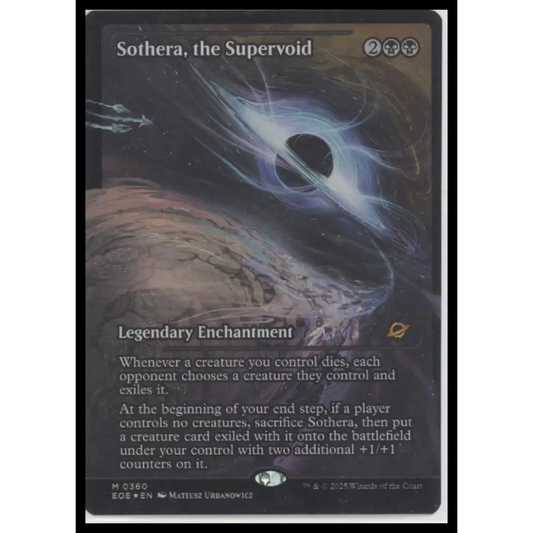 Sothera the Supervoid (Showcase) Edge of Eternities #360 - Trading Card