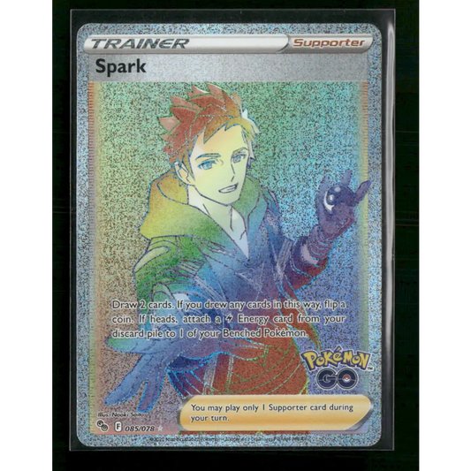Spark (Secret) Pokemon GO #085/078 - Trading Card