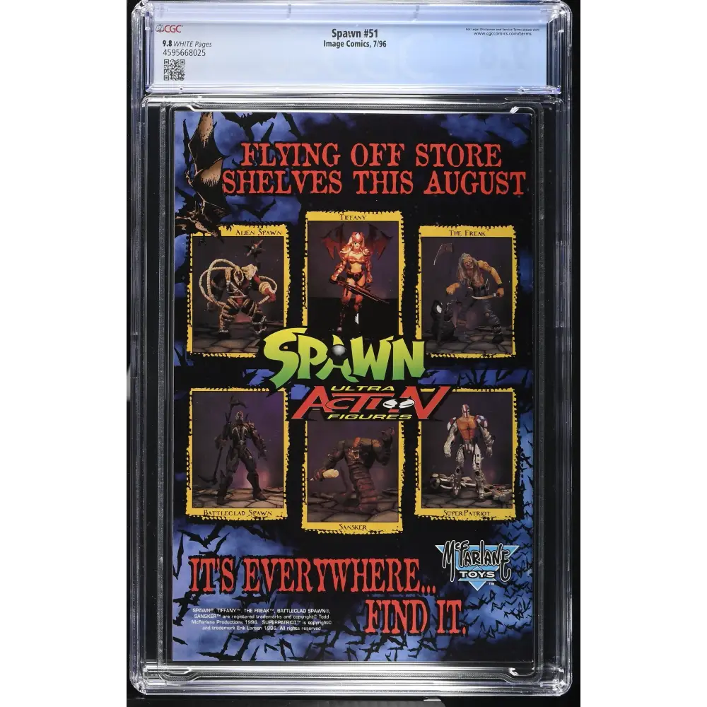 Spawn #51 (7/96) Graded CGC 9.8 - Comic Book
