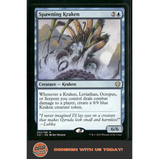 Spawning Kraken Commander 2021 #33 - Trading Card