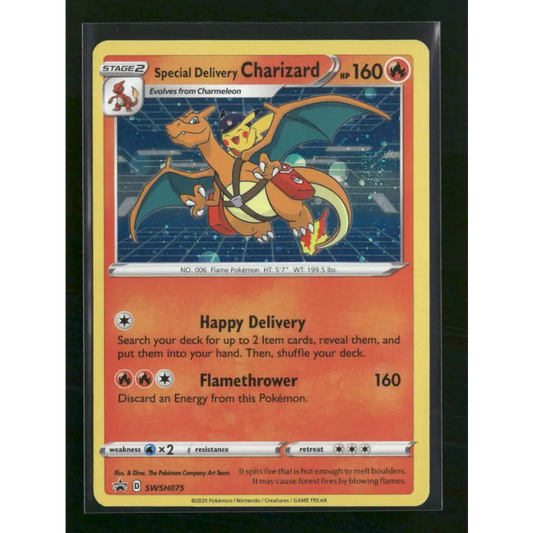 Special Delivery Charizard SWSH: Sword & Shield Promo Cards #SWSH075 - Trading Card