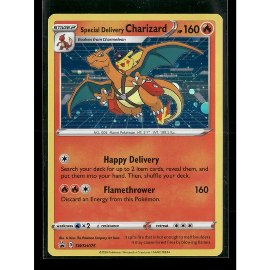 Special Delivery Charizard SWSH: Sword & Shield Promo Cards #SWSH075 - Trading Card