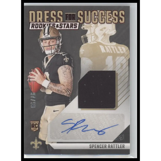 Spencer Rattler 2024 Panini Rookies & Stars #DFS-SRR Dress for Success #/99 - Trading Card
