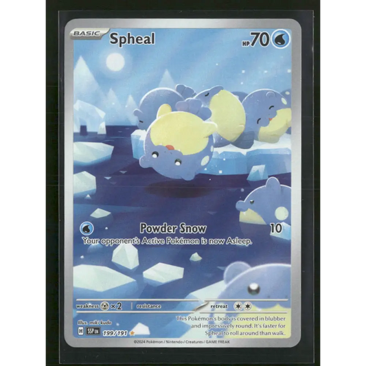 Spheal SV08: Surging Sparks #199/191 - Trading Card