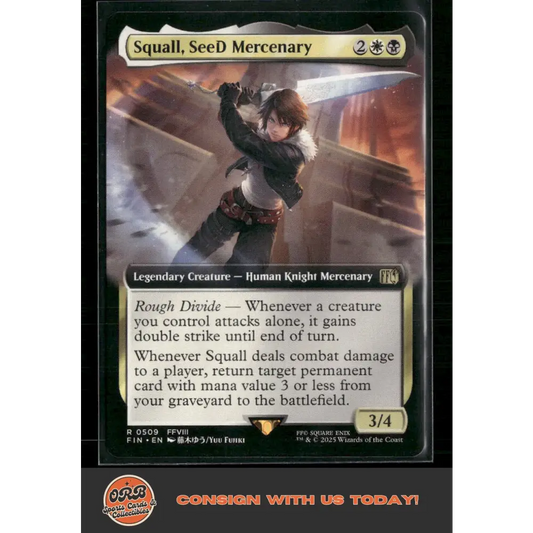 Squall SeeD Mercenary (Extended Art) FINAL FANTASY #509 - Trading Card