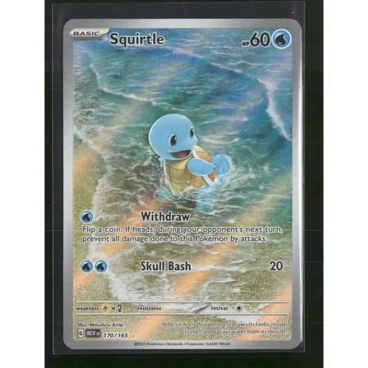 Squirtle SV: Scarlet & Violet 151 #170/165 - Trading Card