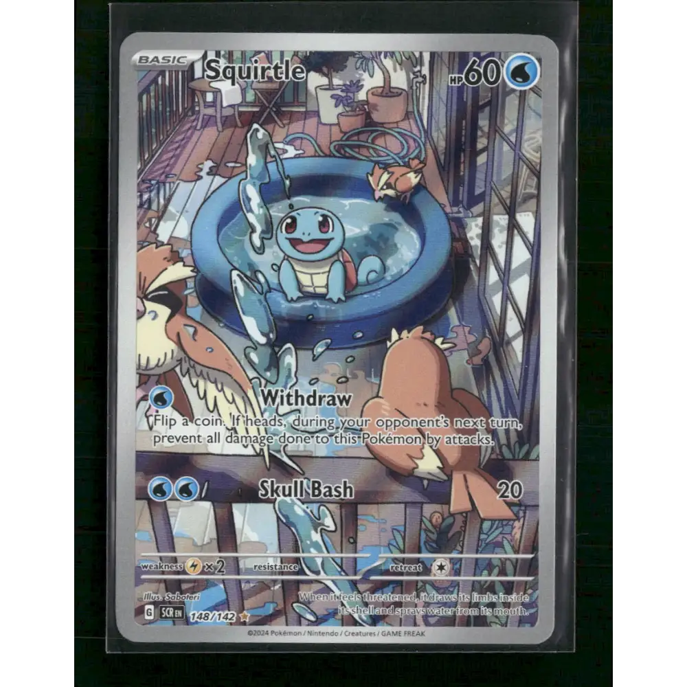 Squirtle SV07: Stellar Crown #148/142 - Trading Card
