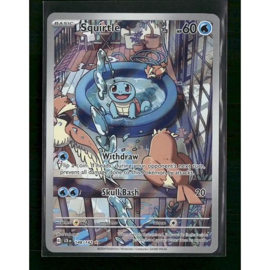 Squirtle SV07: Stellar Crown #148/142 - Trading Card