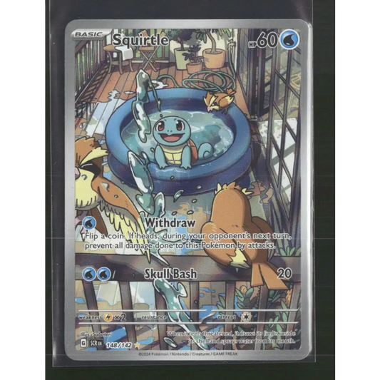 Squirtle SV07: Stellar Crown #148/142 - Trading Card