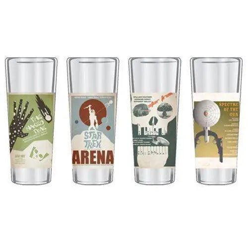 Star Trek The Original Series Fine Art Shot Glasses Set #5 - Toys & Games