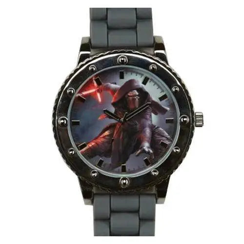 Star Wars: Episode VII - The Force Awakens Kylo Ren Gray Silicone Strap Watch - Toys & Games
