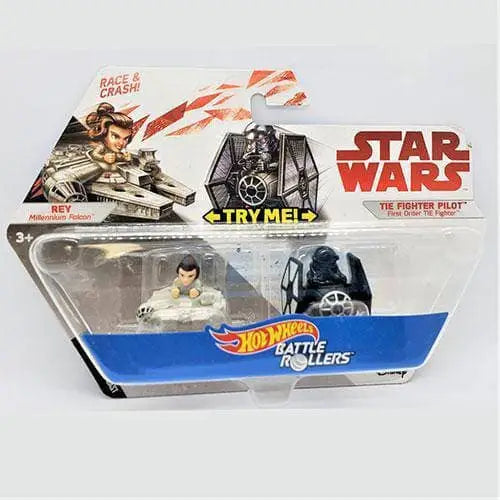 Star Wars Solo Hot Wheels Battle Rollers - Select Vehicle(s) - Rey & Tie Fighter Pilot - Toys & Games