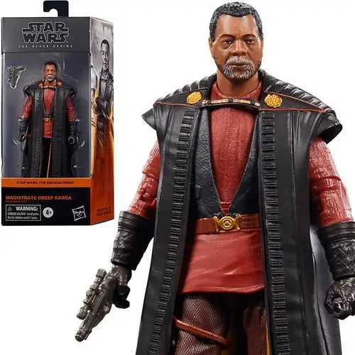 Star Wars: The Mandalorian - The Black Series 6-Inch Action Figure - Select Figure(s) - Magistrate Greef Karga - Action
