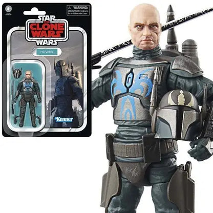 Star Wars The Vintage Collection 3 3/4-Inch Action Figure - Select Figure(s) - Pre Vizsla (Clone Wars) - Action & Toy