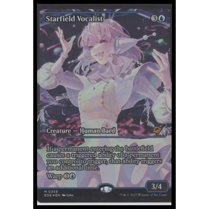 Starfield Vocalist (Showcase) (Fracture Foil) Edge of Eternities #385 - Trading Card