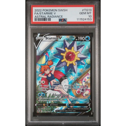 Starmie V 2022 Pokemon Sword & Shield #TG13 Astral Radiance PSA 10