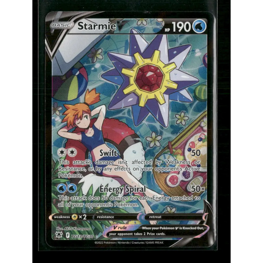 Starmie V SWSH10: Astral Radiance Trainer Gallery #TG13/TG30 - Trading Card