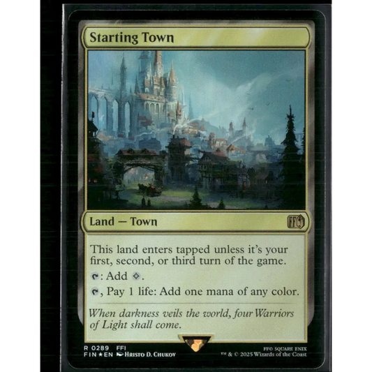 Starting Town FINAL FANTASY #289 Foil - Trading Card