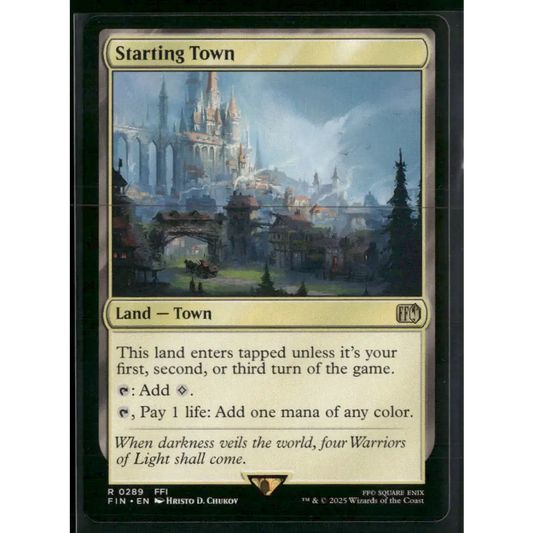 Starting Town FINAL FANTASY #289 - Trading Card