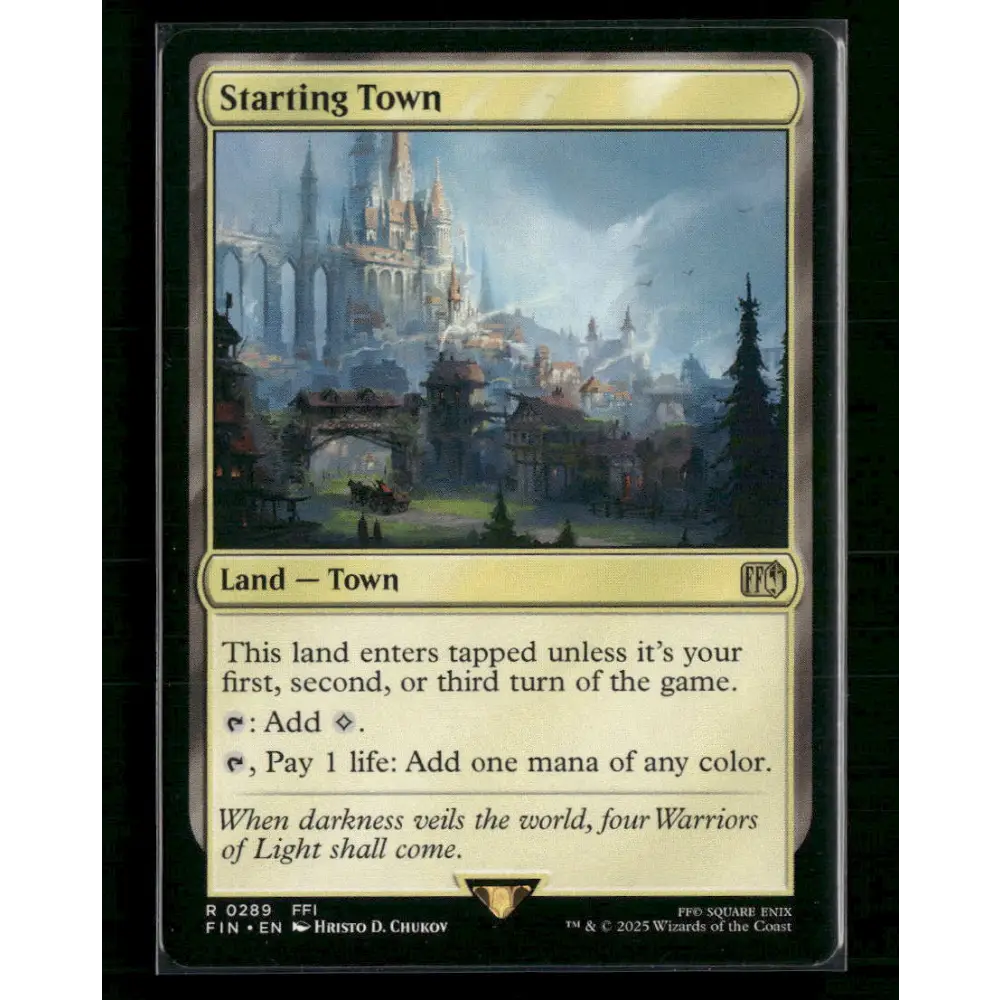 Starting Town FINAL FANTASY #289 - Trading Card