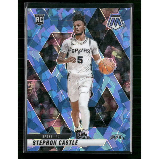 Stephon Castle 2024-25 Panini Mosaic #236 Ice Mosaic #/125 - Trading Card