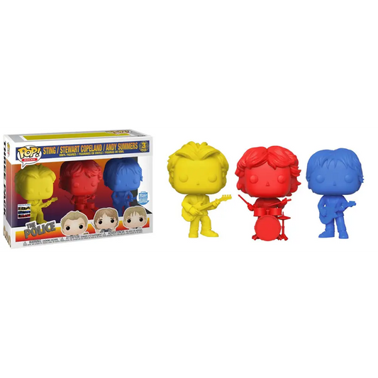 Sting Stewart Copeland & Andy Summers (The Police) 3-pk - Funko Shop Exclusive
